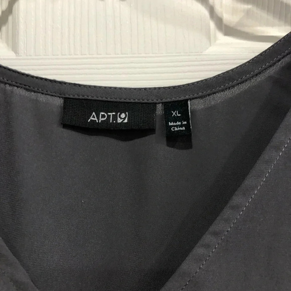 Grey Apt. 9 Top Sleeveless Tank XL - Picture 3 of 6